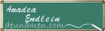 Amadea Endlein Visitenkarte